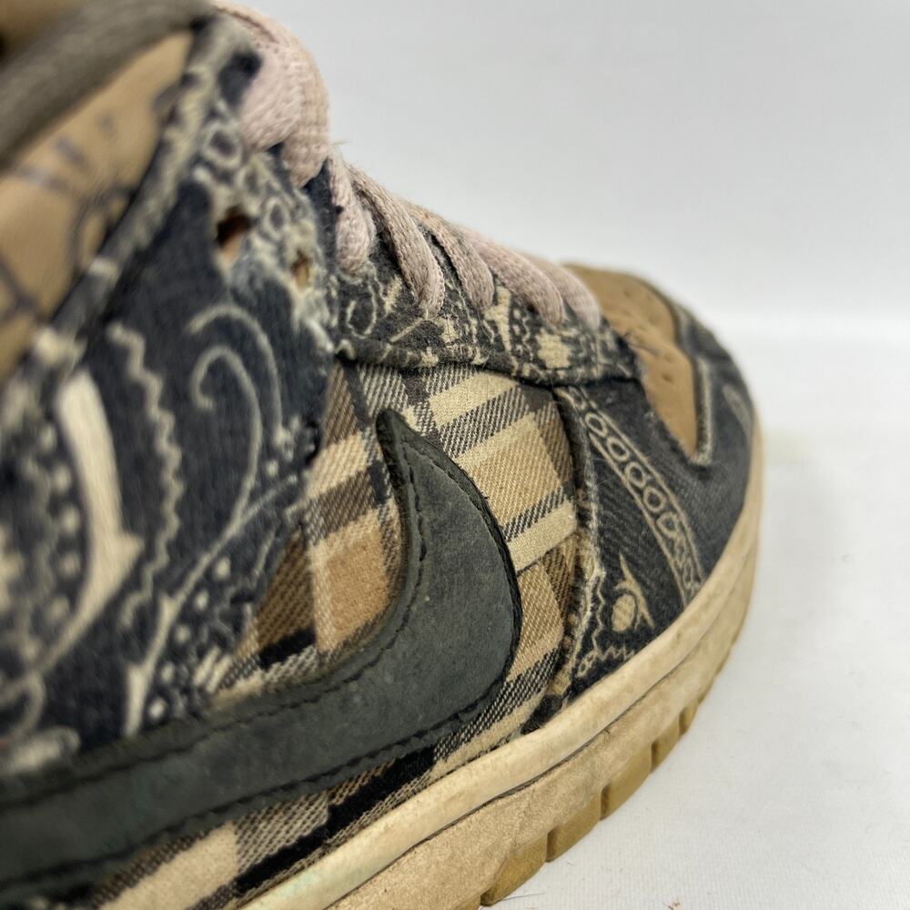 Nike SB Dunk Low Travis Scott Mens 9 Suede Cactus Jack CT5053-001 Sneaker Black - Picture 8 of 16